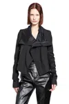 Rick Owens Concordians Classic Biker Jacket In Black