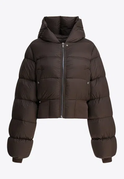 RICK OWENS CONCORDIANS CROPPED PUFFER JACKET