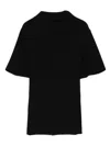Rick Owens Concordians Draped Short-sleeve Top In Black