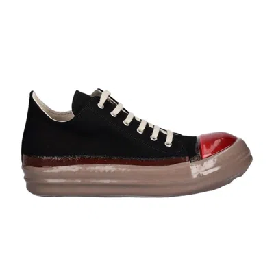 Pre-owned Rick Owens Concordians Drkshdw Low 'black Red Beige' | Men's Size 44