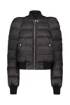 Rick Owens Concordians Duvet Flight Jacket Clothing In Black