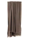 Rick Owens Concordians Follo Scarf In Gray