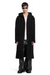 Rick Owens Concordians Gimp Mac In Melton In Black