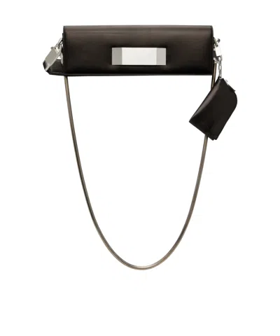Rick Owens Concordians Griffin Baguette In Black