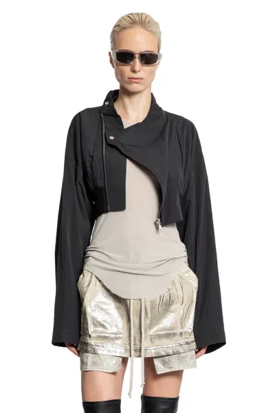 Rick Owens Concordians Hollywood Cropped Flight In Black