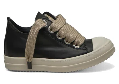 Pre-owned Rick Owens Concordians Jumbo Laced Low (women's) Sneakers In Black/milk In Multi