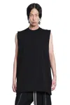 Rick Owens Concordians Jumbo Sleeveless T In Black