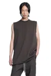 Rick Owens Concordians Jumbo Sleeveless T In Brown