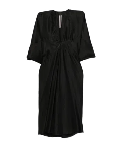RICK OWENS CONCORDIANS KITE MIDI DRESS