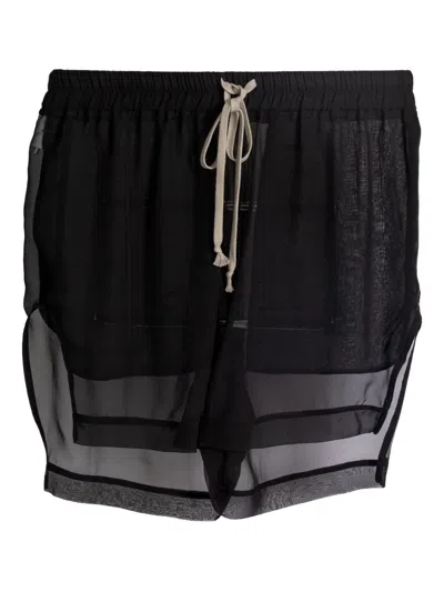 RICK OWENS CONCORDIANS LAYERED SHORTS