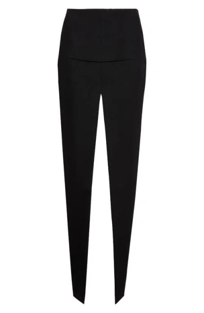 RICK OWENS RICK OWENS CONCORDIANS SLICED WOOL TWILL SKIRT
