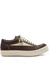 Rick Owens Sneakers Low-top Concordians Runway Vintage In Suede Leather In Brown