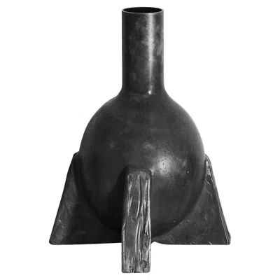 Pre-owned Rick Owens Contemporary Bronze Duck Neck Vase By  In Gold
