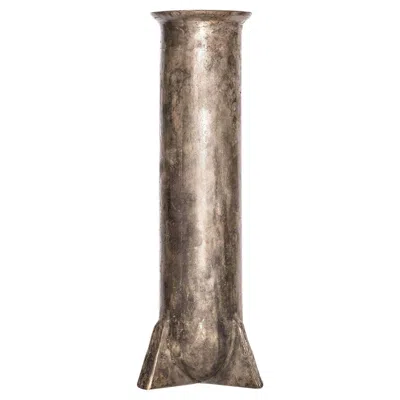 Pre-owned Rick Owens Contemporary Bronze Vase, Urnette By  In Gold