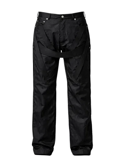 Rick Owens Contemporary Mini Trousers For Men In Black