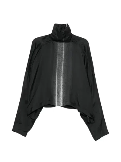 Rick Owens Contrast-print Oversized Blouse In Multi