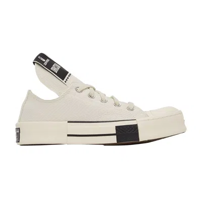 Pre-owned Rick Owens Converse X  Drkshdw Drkstar Low 'lily White' | Men's Size 39