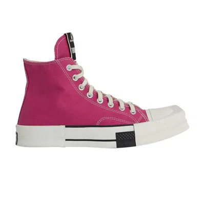 Pre-owned Rick Owens Converse X  Turbodrk Chuck 70 Laceless 'hot Pink' | Men's Size 45