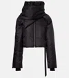 Rick Owens Convertible Puffer Jacket In Black