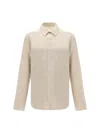 Rick Owens Corduroy Shirt In Neutral