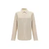 Rick Owens Corduroy Shirt In Neutral