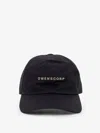 Rick Owens Logo Motif Baseball Cap In Black