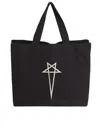 Rick Owens Unisex Black Tote Bags