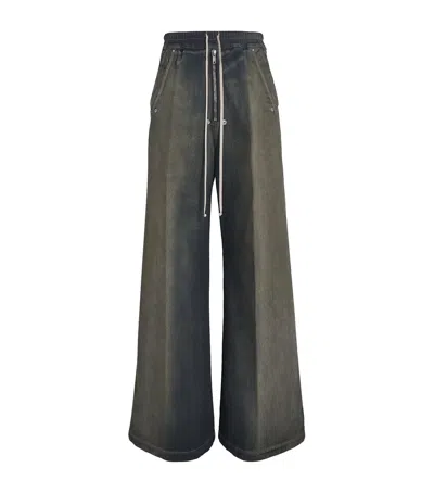 RICK OWENS COTTON BELA WIDE-LEG TROUSERS
