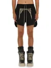 Rick Owens Cotton Bermuda Shorts In Black