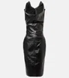 Rick Owens Cotton-blend Gown In Black