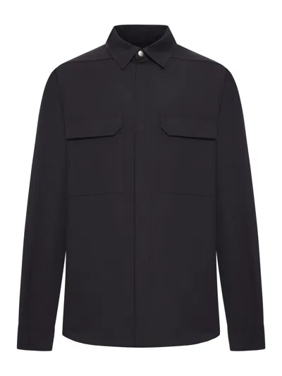 Rick Owens Cotton Blend Shirt In Brown