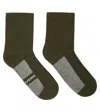 Rick Owens Cotton-blend Socks In Green