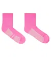 Rick Owens Socken Aus Einem Baumwollgemisch In Hot Pink/pearl