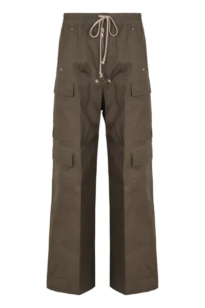 Rick Owens Cargobelas Cargo Pants In Brown
