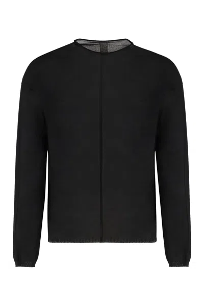 RICK OWENS COTTON CREW-NECK SWEATER