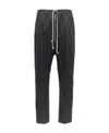 Rick Owens Bela Cotton-blend Poplin Pants In Black