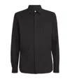 Rick Owens Man Shirt Black Size 44 Virgin Wool In Black