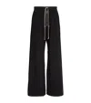 Rick Owens Straight Cut Shorts Buttoned Front Back Pocket In Black