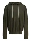 Rick Owens Mens Bosco Relaxed-fit Long-sleeves Cotton-jersey Hoody In Green
