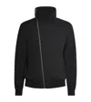 Rick Owens Mens Black Bauhaus Long-sleeve Cotton-jersey Zipped Sweatshirt In Black