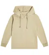 Rick Owens Cotton Jersey Hoodie In Pearl