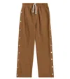 Rick Owens Cotton Jersey Sweatpants In Green