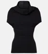 Rick Owens Cotton Jersey Top In Black