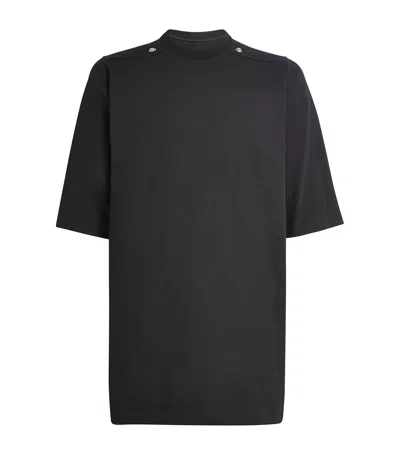 Rick Owens Cotton Jumbo T-shirt In Black