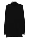 Rick Owens Cotton Long-sleeve T-shirt In Black