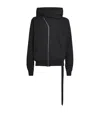Rick Owens Cotton Mountain Hoodie In Black
