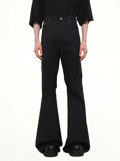 RICK OWENS COTTON POPLIN BOLAN BOOTCUT