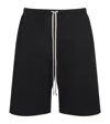 Rick Owens Cotton Pusher Shorts In Multi
