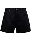 Rick Owens Geth Cutoff Shorts In Black