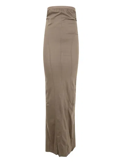 RICK OWENS COTTON SKIRT